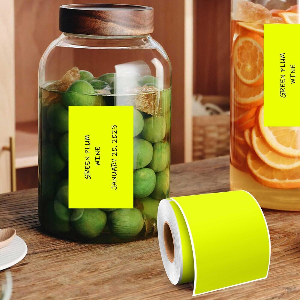 9759 3x5 Inch Color Coding Labels - 4 Rolls 1000Pcs Rectangle Strong - Picture 4 of 8